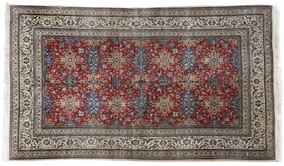 Lot 222 - Finely Woven Nain Carpet of Unusual Size...