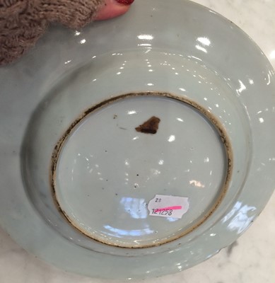 Lot 163 - ~ A Chinese Porcelain Octagonal Plate,...