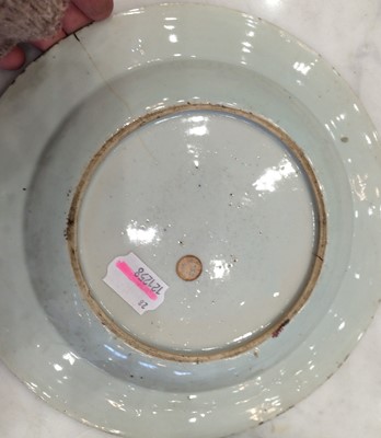 Lot 163 - ~ A Chinese Porcelain Octagonal Plate,...