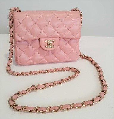 Lot 1026 - Chanel Circa 2004/5 Small Classic Flap Pink...