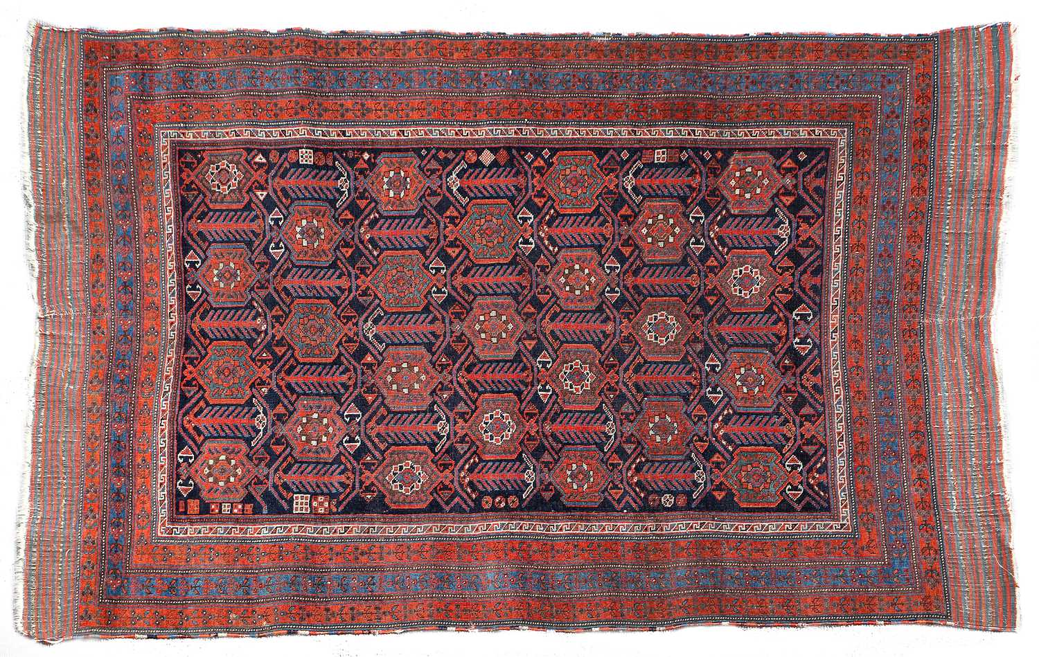 Lot 220 - Afshar Rug Southeast Iran, circa 1900 The