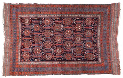 Lot 220 - Afshar Rug Southeast Iran, circa 1900 The deep...