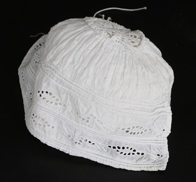 Lot 2144 - Mainly 19th Century Baby Bonnets, comprising a...