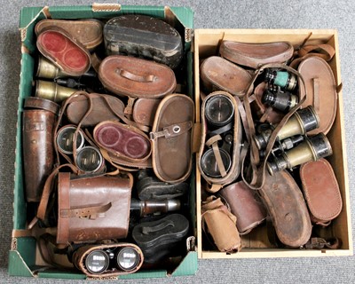 Lot 144 - A Collection of Binoculars, Opera and Field...