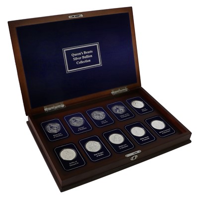 Lot 368 - Queen's Beasts Silver Bullion Collection, 10x...