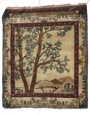 Lot 1014 - ^ Kashan Kork Rug Central Iran, circa 1940 The...