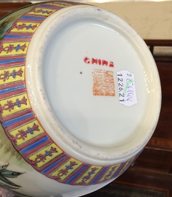 Lot 164 - A Pair of Chinese Porcelain Ginger Jars and...