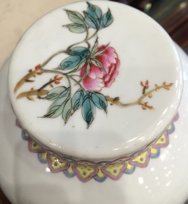 Lot 164 - A Pair of Chinese Porcelain Ginger Jars and...