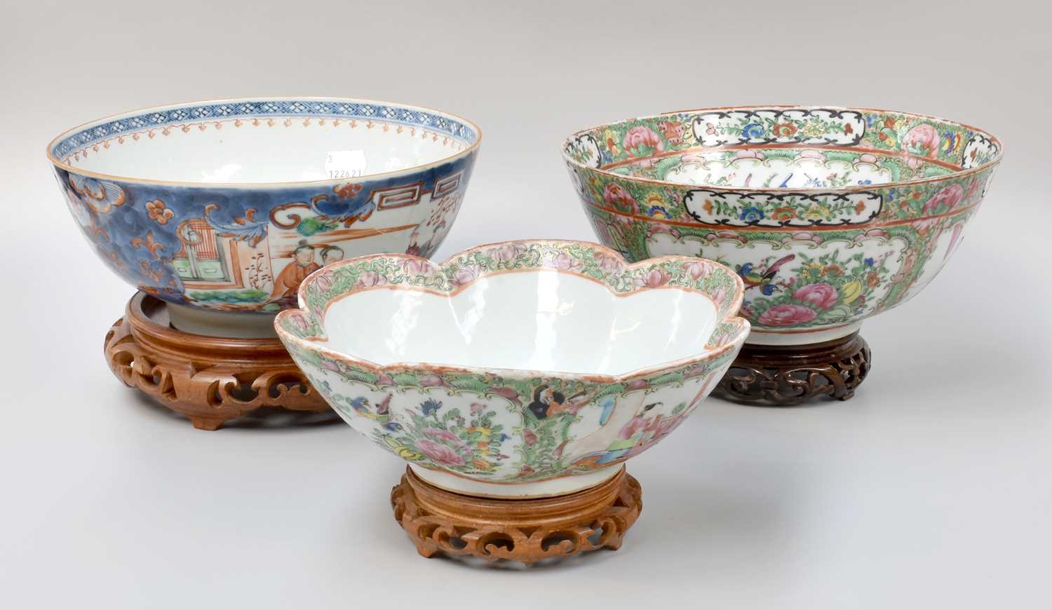 Lot 168 - A Chinese Porcelain Bowl, 18th century,...