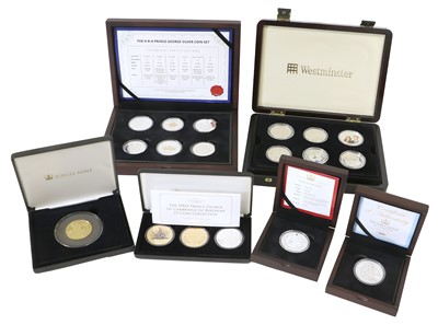 Lot 356 - Assorted Duke and Duchess of Cambridge Silver...