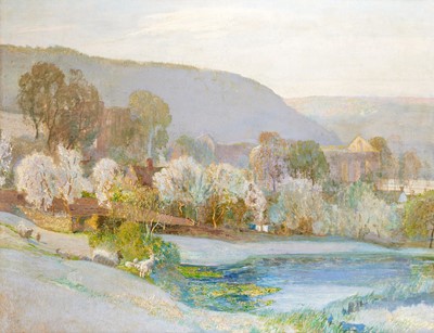 Lot 1088 - Joseph Walter West (1860-1933) "Thus Spring...