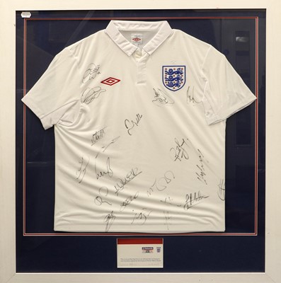 Lot 4035 - England Signed Football Shirt