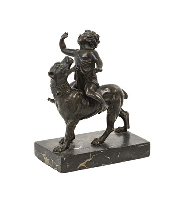 Lot 412 - Italian School (19th century): A Bronze Group...