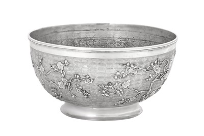 Lot 2047 - A Chinese Export Silver Bowl