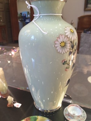 Lot 343 - A Japanese Cloisonne Enamel Vase, by Ando...