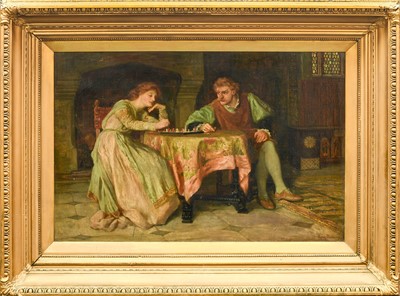 Lot 574 - Francis Sydney Muschamp (1851-1929) A Game of...