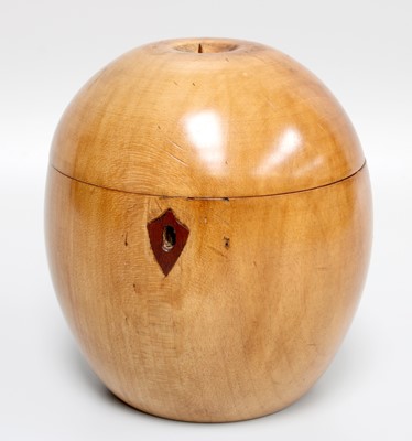 Lot 240 - A Novelty Treen Tea Caddy, Regency style but...