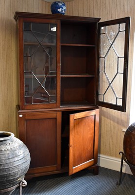 Lot 1352 - A George III Mahogany Astragal Glazed Bookcase,...