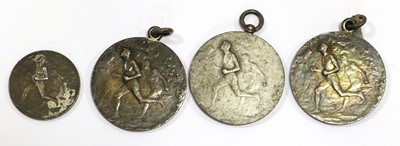 Lot 4004 - Four Swiss Silver Running Medals 1907