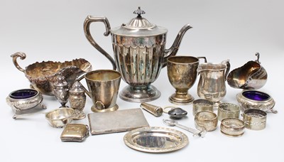 Lot 33 - A Collection of Assorted Silver and Silver...