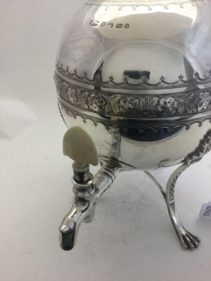 Lot 2084 - A Victorian Silver Hot-Water Urn