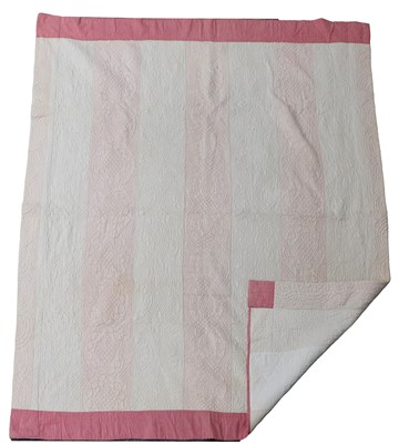 Lot 2162 - 19th Century Pale Pink Floral and White...