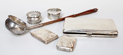 Lot 70 - A Collection of Assorted Silver, including a...