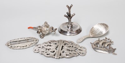 Lot 72 - A Collection of Silver Items, including a...