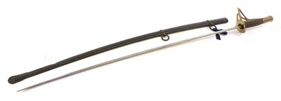 Lot 159 - A US Model 1860 Cavalry Sword by Mansfield &...
