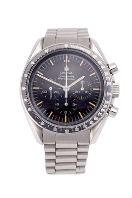 Lot 2158 - Omega: A Stainless Steel Chronograph...
