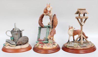 Lot 170 - Border Fine Arts Wildlife Models, including...