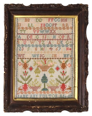 Lot 2066 - 19th Century Alphabet Sampler Worked by Mary...