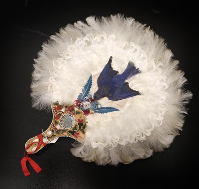 Lot 2086 - Late 19th Century North American Feathered Fan,...