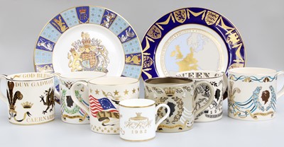 Lot 172 - Richard Guyatt for Wedgwood Commemorative Mugs;...