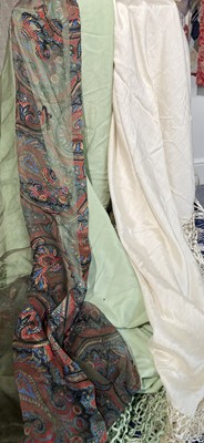 Lot 2120 - Early 20th Century Pale Green Silk Evening...