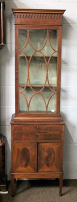 Lot 1381 - An Edwardian Crassbanded Satinwood Bookcase,...