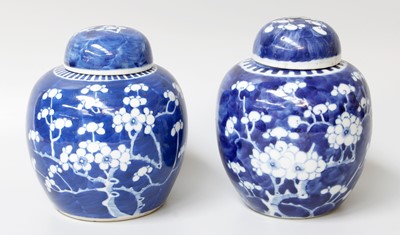 Lot 125 - Two Chinese Porcelain Ginger Jars and Covers,...