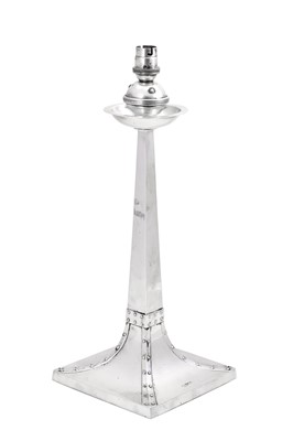 Lot 2097 - A George V Silver Table-Lamp