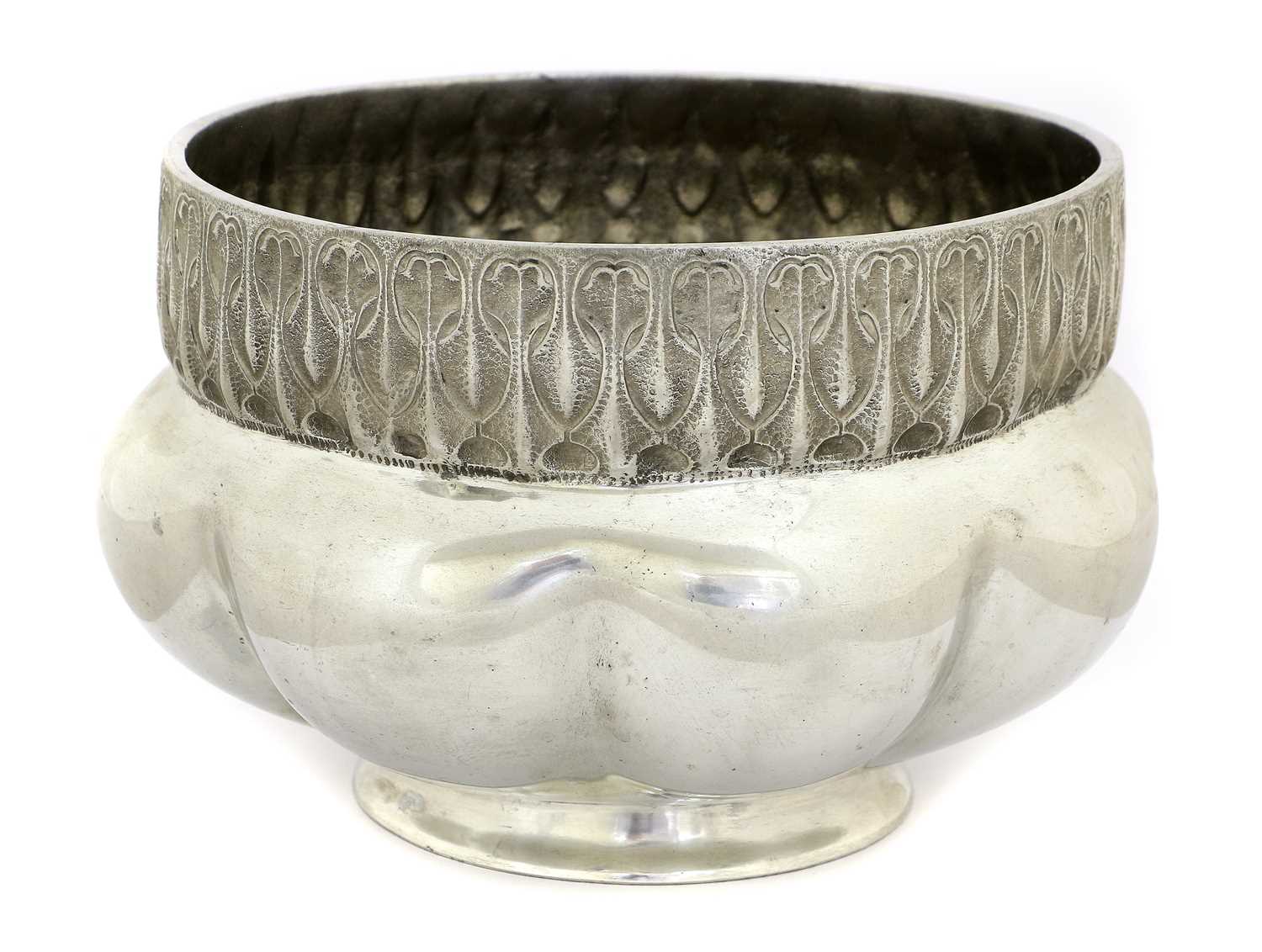 Lot 116 - A Liberty & Co Tudric Pewter Footed Bowl,...