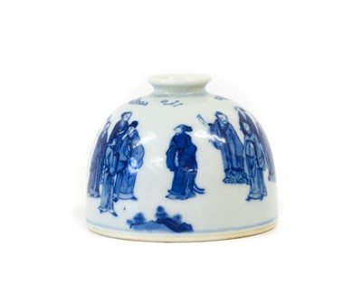 Lot 131 - A Chinese Porcelain Brush Washer, Kangxi reign...