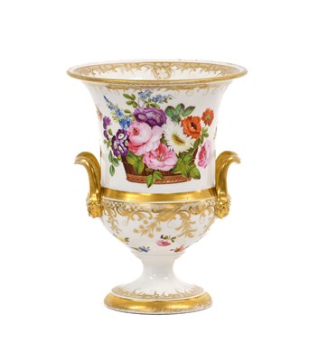 Lot 74 - A Swansea-Style Porcelain Campana Vase, circa...