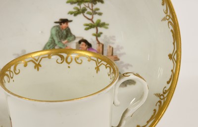 Lot 92 - A Vienna Porcelain Coffee Cup and Saucer,...