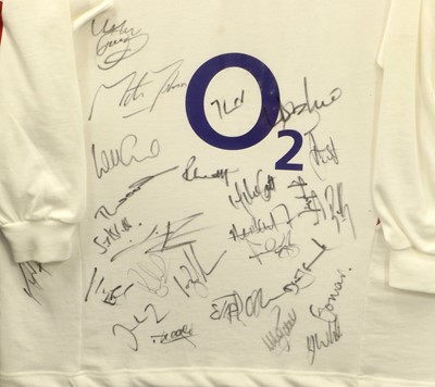 Lot 4017 - England Rugby Union Autographed Shirt