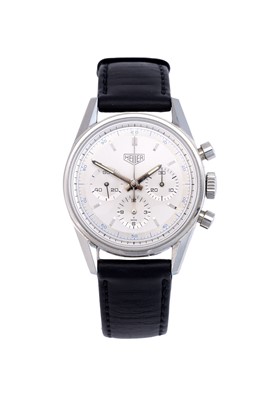 Lot 2147 - Tag Heuer: A Stainless Steel Chronograph...