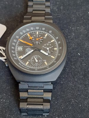 Lot 2156 - Tag Heuer: A PVD Coated Automatic Calendar...