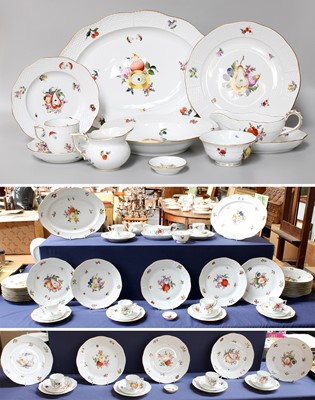 Lot 160 - A Herend Porcelain Ten Place Coffee and Dinner...