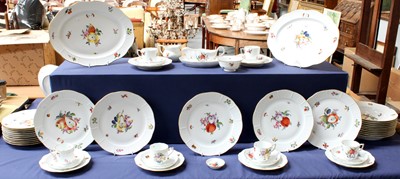 Lot 160 - A Herend Porcelain Ten Place Coffee and Dinner...