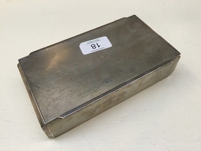 Lot 18 - An Elizabeth II Silver Cigarette-Case, by E....