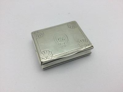 Lot 2022 - A Scottish Provincial Silver Snuff-Box