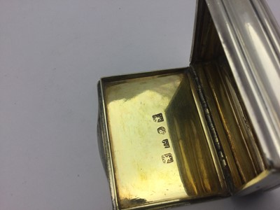 Lot 2022 - A Scottish Provincial Silver Snuff-Box